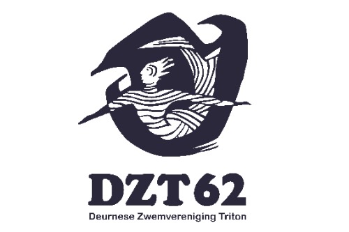 Logo DZT 62. Deurnese Zwemvereniging Triton. 