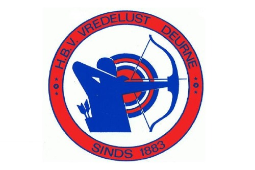 Logo H.B.V. Vredelust Deurne. Sinds 1883.