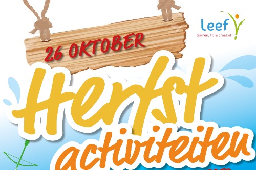 Afbeelding poster herfstvakantie activiteiten