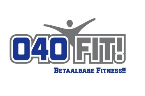 Logo 040 Fit. Betaalbare Fitness!!