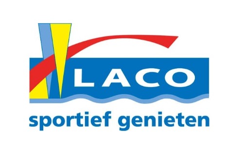 Logo Laco. Sportief genieten. 