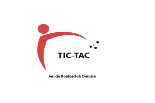 Logo TIC-TAC. Jeu de Boulesclub Deurne