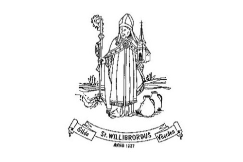Logo. Gilde St. Willibrordus Vlierden. Anno 1227. 