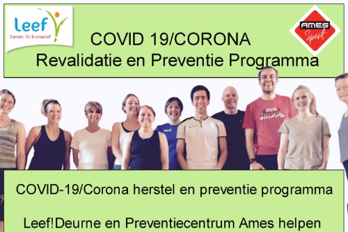 COVID 19/Corona revalidatie en preventieprogramma afbeelding