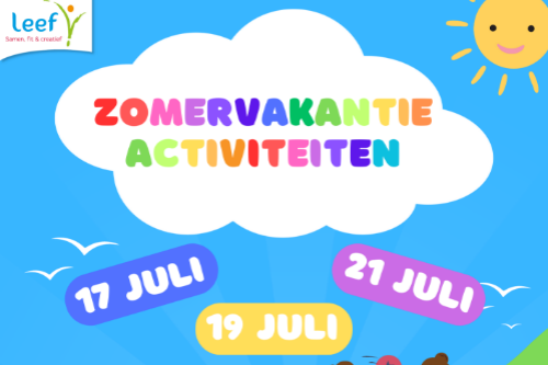 Zomervakantie activiteiten Leef Deurne 