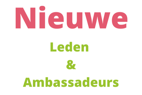 een afbeelding met als titel: Nieuwe leden en ambassadeurs