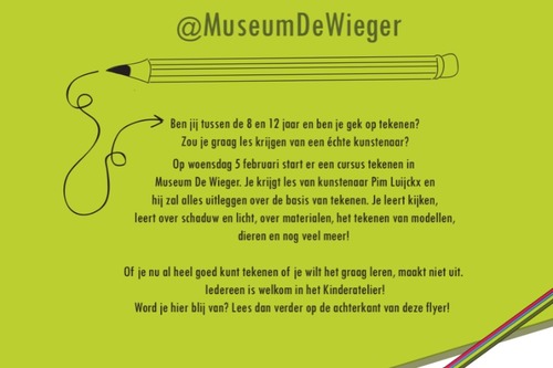 Cursus tekenen bij Museum De Wieger