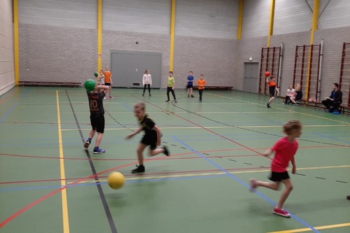 Sportende kinderen