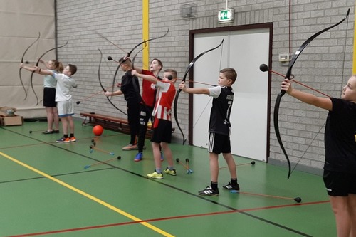 Sportende kinderen