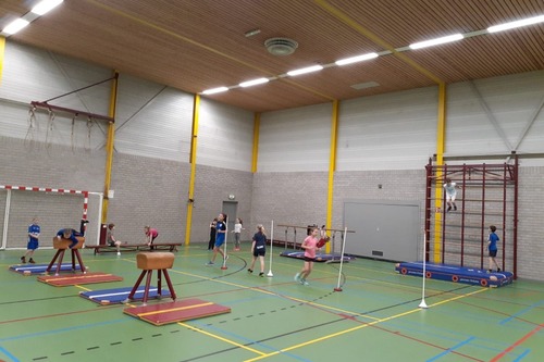 Sportende kinderen