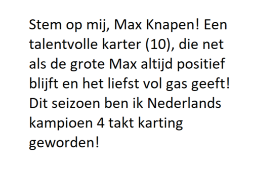 Max Knapen!