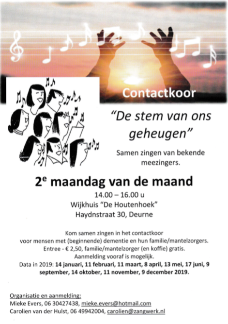 Download het PDF-document 'Flyer contactkoor ''De stem van ons geheugen'