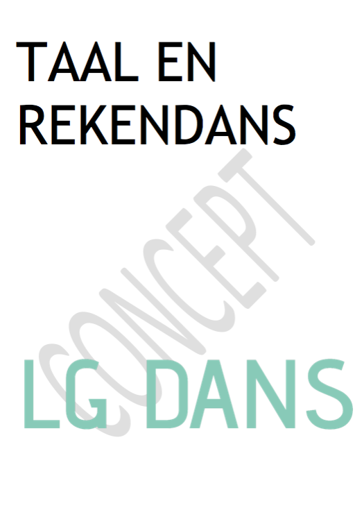 Download het PDF-document 'Taal en Rekendans LG Dans (concept)'