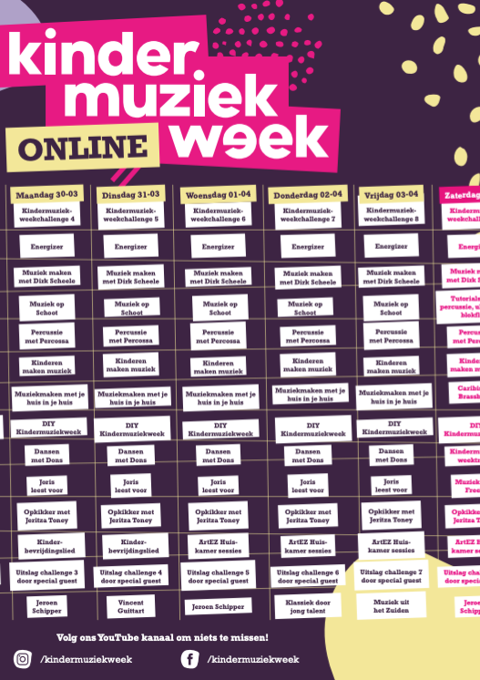 Online kinder muziek week 